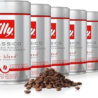 Кофейные зерна illy Classico, средняя обжарка, 100% арабика, идеально подходят для мока-кофеварок, фильтр-кофеварок, эспрессо и лунго, 6 пакетиков по 250 г.