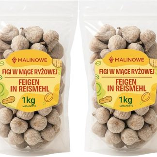 Сушеные инжирные плоды с малиной в рисовой муке, 2 x 1 кг, цельные плоды инжира.