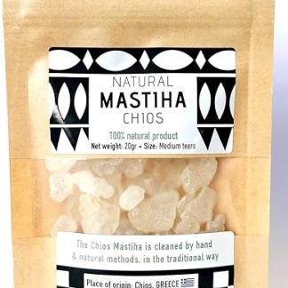 Хиосская мастика. Мастика, произведенная производителями мастики (20 г, средний размер капель).