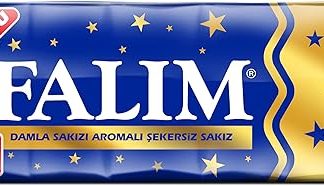 Жевательная резинка Falim Mastix, Damla, в коробке, без сахара, со вкусом мастики (20 x 5 штук/140 г)