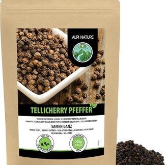 Черный перец Телличерри Alpi Nature 250 г, цельные сушеные зерна черного перца Телличерри