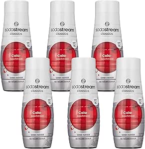 Сироп Sodastream 6x COLA ZERO без сахара, концентрат, до 9 литров.