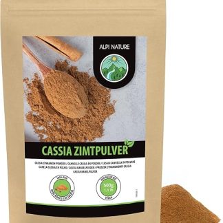 Молотая корица Alpi Nature 500 г, в виде коры кассии для выпечки и напитков.