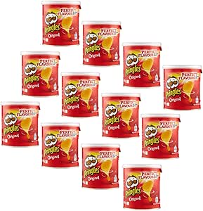 Pringles® Соленые чипсы Соленые картофельные чипсы - 12 x 40 г