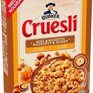 Овсяные хлопья Quaker Cruesli с медом и фундуком, 450 г