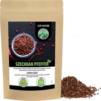 Цельный сычуаньский перец Alpi Nature 100 г, красный сычуаньский перец, сычуаньский перец для приготовления пищи.