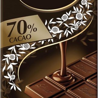 Шоколад Lindt LINDOR 70% какао плитка 100 г благородный темный шоколад с невероятно нежной начинкой шоколадная плитка шоколадный подарок