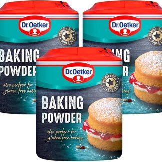 Безглютеновый разрыхлитель Bramble Bay Dr. Oetker подходит для всех видов выпечки для тортов, булочек и пирожных 3 упаковки по 170 г