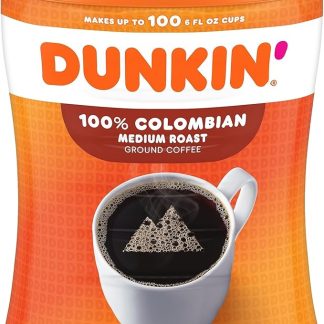 Молотый колумбийский кофе Dunkin' Donuts 8133401292, средняя обжарка, 27,05 унций.