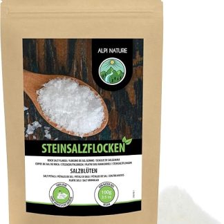 Хлопья каменной соли Alpi Nature, 100 г, испанская каменная соль для приготовления пищи, изысканная соль 0,1-8 мм.