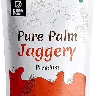 DEGA FARMS Премиум-пальмовый сахар-джаггери - 200 г (упаковка из 2 шт.) Изготовлено из 100% чистых, органических и натуральных ингредиентов - сертифицировано Sedex