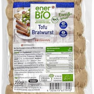 enerBIO Тофу Братвурст (веганская колбаса) 250 г