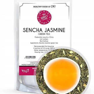 Зеленый чай Сенча с жасмином - 50 г ароматизированного листового чая