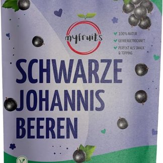 Черная смородина Myfruits, сублимированная, 100 г, без добавок, 100% смородина, для мюсли или каши.