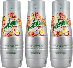 Sodastream 3x Mirinda Zero Sugar-Free Syrup Carbonator Concentrate 440 ml