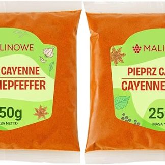 Набор перцев кайенский с малиной, 2 шт. по 250 г, острый.