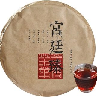 Чай Пуэр из провинции Юньнань Мэнхай, 357 г, сухой выдержки — классический, насыщенный и мягкий вкус.