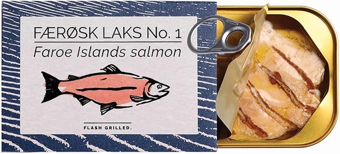 Fangst Færøsk Laks Фарерские острова Лосось Flash гриль в рапсовом масле холодного отжима