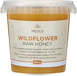 Натуральный сырой цветочный мед Earthbreath, 900 г – 100% сырой и натуральный – собран экологически чистым способом – богат природными полезными веществами – без искусственных добавок