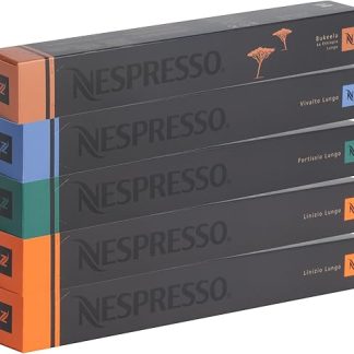 Кофе Nespresso Original, сорт Lungo, от светлой до темной обжарки, 50 капсул.
