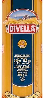 Спагетти Divella 500 г, итальянская оригинальная паста из твердых сортов пшеницы.
