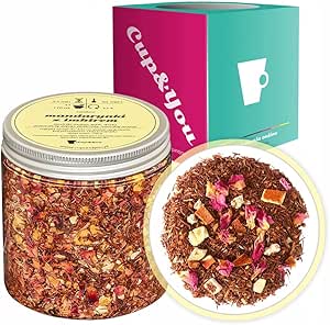 Чай ройбуш «Мандарины с имбирем» — без кофеина, с имбирем — рассыпной чай, настой ройбуша. Премиум-капля и вы.