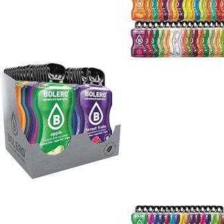 Откройте для себя Bolero STICKS MIX 74x3 г Освежающий порошковый напиток без сахара, подслащенный стевией Витамин С Для диабетиков Более полезный напиток для семьи и друзей