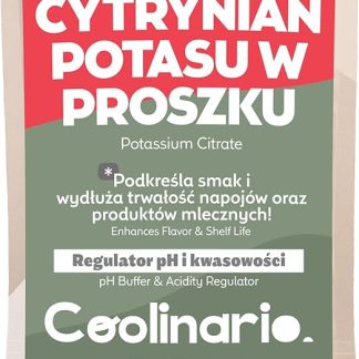 Порошок цитрата калия Coolinario (56 г) — регулятор pH для напитков и сыра | Улучшает вкус и срок хранения | Качество пищевых продуктов