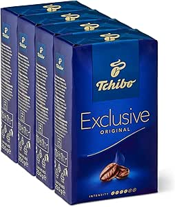 Эксклюзивный кофе Tchibo, молотый кофе премиум-класса, вакуумные упаковки по 8,8 унций (4 шт.)