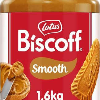 Lotus Biscoff | Сладкая паста | Кремовая | Вкус карамелизированного печенья | Веганский | Без орехов | Без добавления ароматизаторов и красителей | ПЭТ-стекло | 1,6 кг