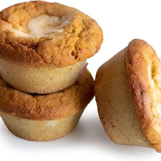 Кето-маффины Simply Keto с низким содержанием углеводов (печенье со вкусом чизкейка) – 2 кето-маффина, без добавления сахара – всего 3 г чистых углеводов на 100 г – идеально подходят для низкоуглеводной диеты