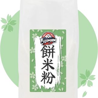 Клейкая рисовая мука FUJIMAN идеально подходит для японских моти, данго и безглютеновой выпечки веганский, безглютеновый (1 × 940 г) (940 г)