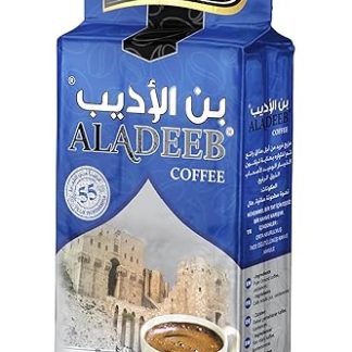 Турецкий кофе ALADEEB двойной обжарки с кардамоном, 200 г