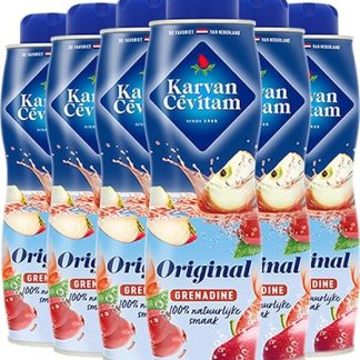 Сироп Karvan Cevitam - Оригинальный гранатовый сироп - 6 x 60 мл - Экономичная упаковка