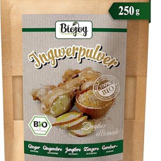 Biojoy BIO-Ginger Powder – молотый корень имбиря (Zingiber officinale) (250 г)