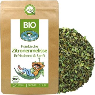 Органическая мелисса 250 г – листья – чай из мелиссы – peppermintman