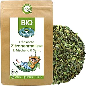 Органическая мелисса 120 г – листья – чай из мелиссы – peppermintman