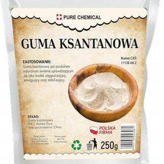 PURE CHEMICAL Натуральный порошок ксантангумми – Reines Verdickungsmittel & Bindemittel für Backen, Kochen, Saucen, Glutenfreie Rezepte, Stabilisator, Lebensmittelqualität Xanthangummi E415 (250 г)