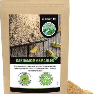 Кардамом гемахлен (100 г), Кардамомпулвер 100% натуральный, натуральный продукт, веганский