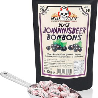 BlackJo - конфеты со вкусом черной смородины - мягкие - 200 г - Hotskala: 0