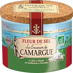 Le Saunier de Camargue Fleur De-Sel чеснок с петрушкой, 125 г