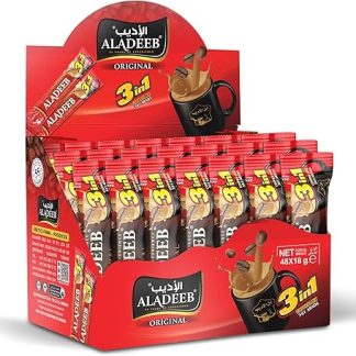 ALADEEB 3 в 1 Оригинальный – растворимый кофе, 24 × 18 г