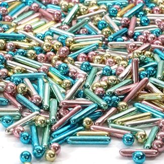 75 г разноцветной сахарной посыпки Лихорадка субботнего вечера Для украшения тортов, дней рождения, свадеб, вечеринок, маффинов, капкейков, выпечки, произведено в ЕС.