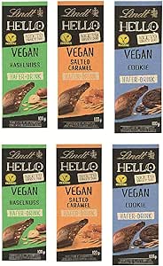 Веганская шоколадная смесь Lindt HELLO 6 шт. по 100 г