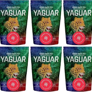 Yaguar Energia Guarana 3 кг | Сильно бодрящий йерба мате из Бразилии | Превосходный вкус | Сила натурального кофеина | Чай йерба мате с гуараной 3000 г | Традиционные методы производства