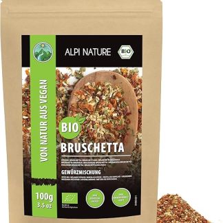 Смесь специй для брускетты Alpi Nature Organic Spicy Bruschetta Spice Mix 100 г, смесь специй чили.