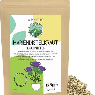 Alpi Nature Расторопша пятнистая 125 г, измельченная расторопша, чай из расторопши