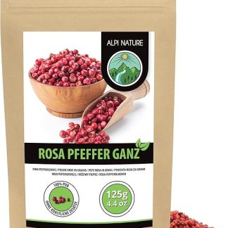 Розовый перец Alpi Nature (125 г) 100% натуральный, без добавок, веганский розовый перец.