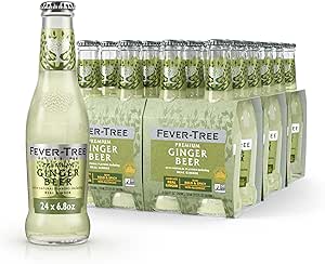 Имбирное пиво Fever-Tree Premium, без искусственных подсластителей, ароматизаторов и консервантов, 24 мл.