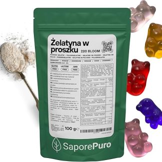 Желатиновый порошок SaporePuro для пищевых продуктов, 100 г – желирующий агент животного происхождения – 220 Блум